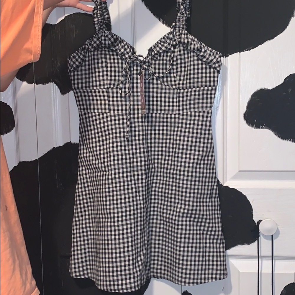 Boohoo Gingham Mini Dress